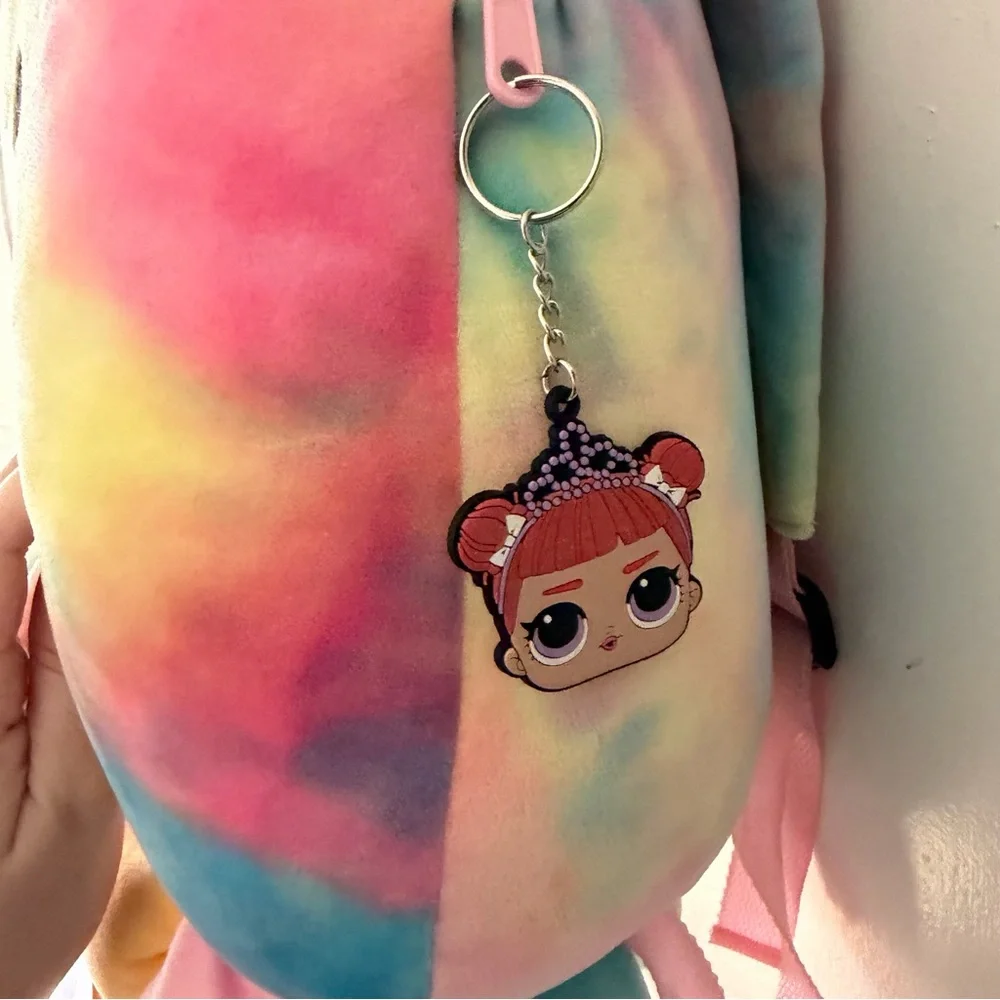 Squishmallows Opal Octopus Plush Backpack Pastel Kids School Travel